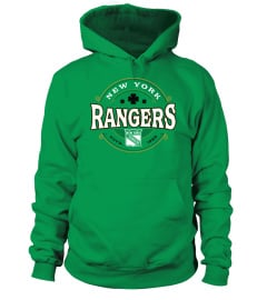 T-Shirt Official New York Rangers Fanatics Branded Kelly Green St Patrick's Day Celtic